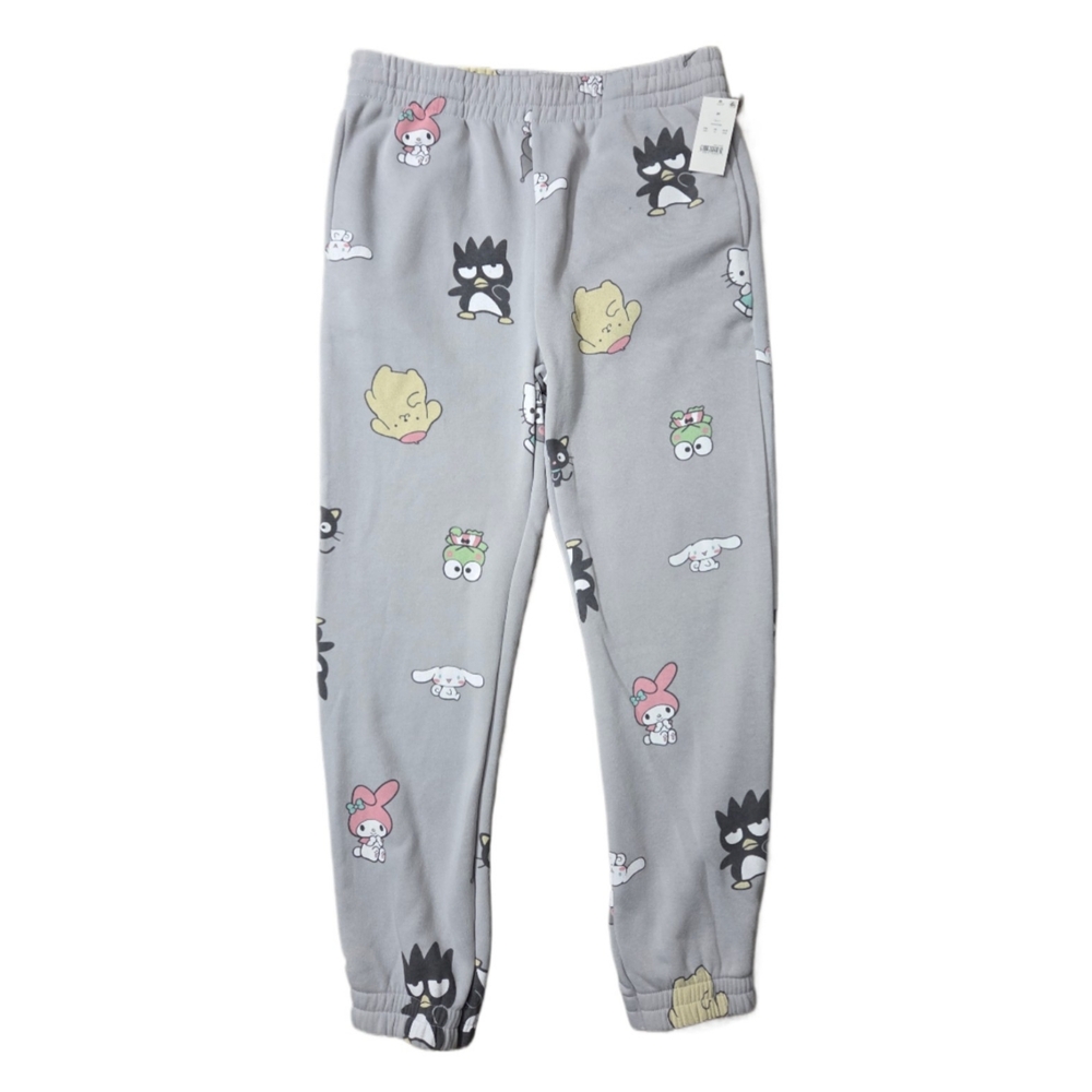 Hello Kitty and Friends Sanrio Gray Size M Sleep Pants 100% Polyester Brand New
